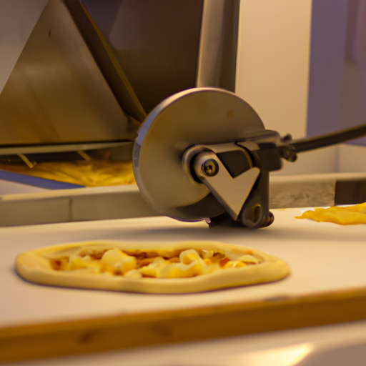 Een deegkneedmachine die naast verschillende pizzadeegbollen staat om het veelzijdige gebruik aan te tonen