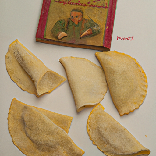 Een ravioli tablet met uitgerolde pastavellen klaar om gevuld te worden